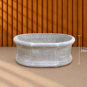 oval planter pot small