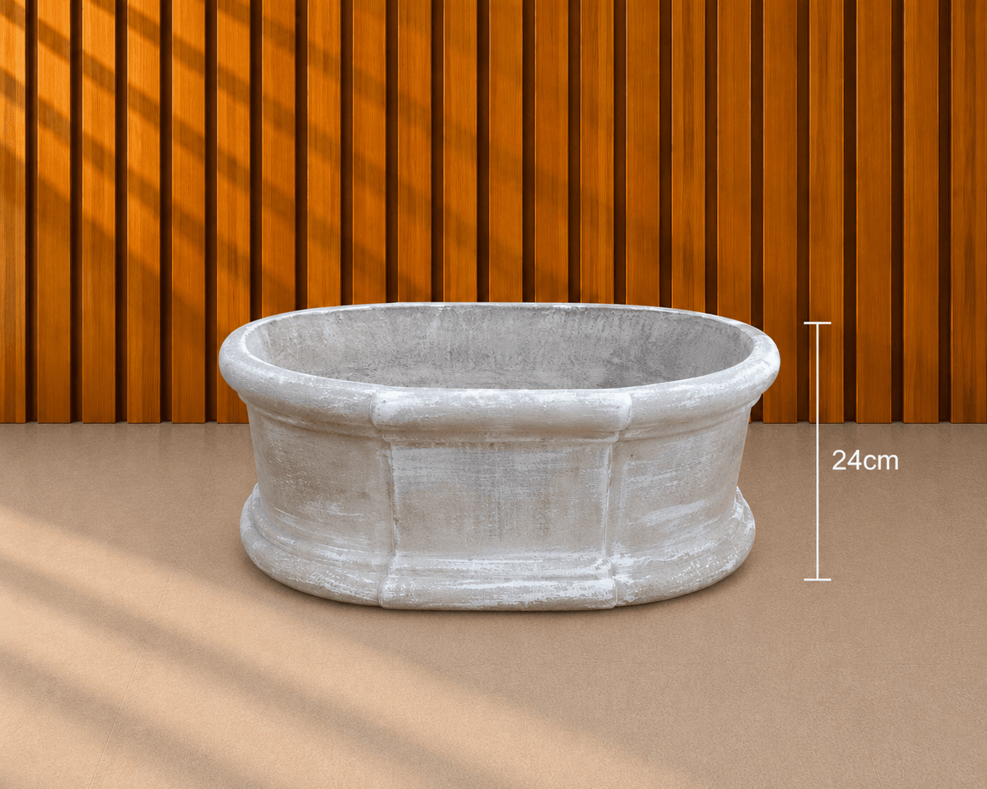 oval planter pot small