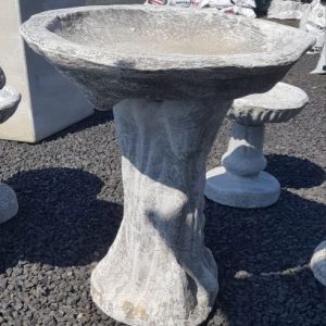 Rock bird bath large