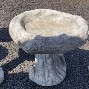 Rock Bird Bath small